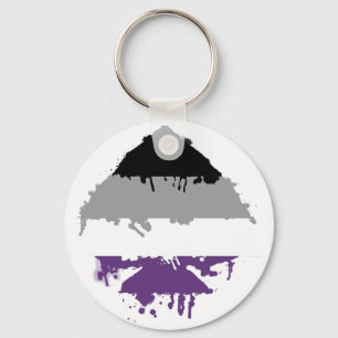 Paintdrip Asexual Ace Schlüsselanhänger