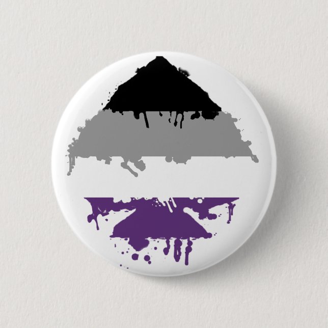 Paintdrip asexuales As Button (Vorderseite)