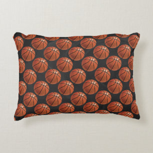 Painted Basketball Muster Dekokissen