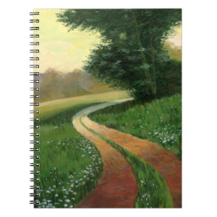 Painted Country Dirt Road Notebook Notizblock