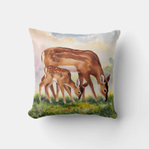 Painted Deer Mom and Baby