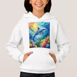 Painted Dolphin Hoodie