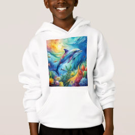 Painted Dolphin Hoodie