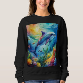 Painted Dolphin Sweatshirt