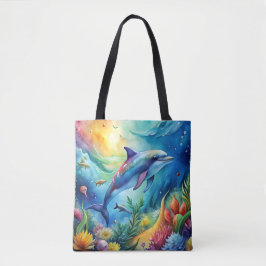 Painted Dolphin Tasche