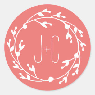 Painted Florals Gefallen Sticker