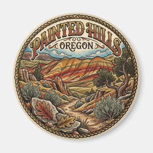 Painted Hills Oregon Magnet