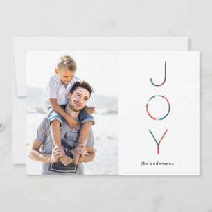 Painted Joy Carte photo de vacances