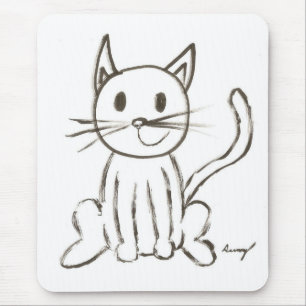 Painted Kitty Mousepad