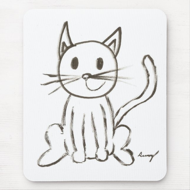 Painted Kitty Mousepad (Vorne)