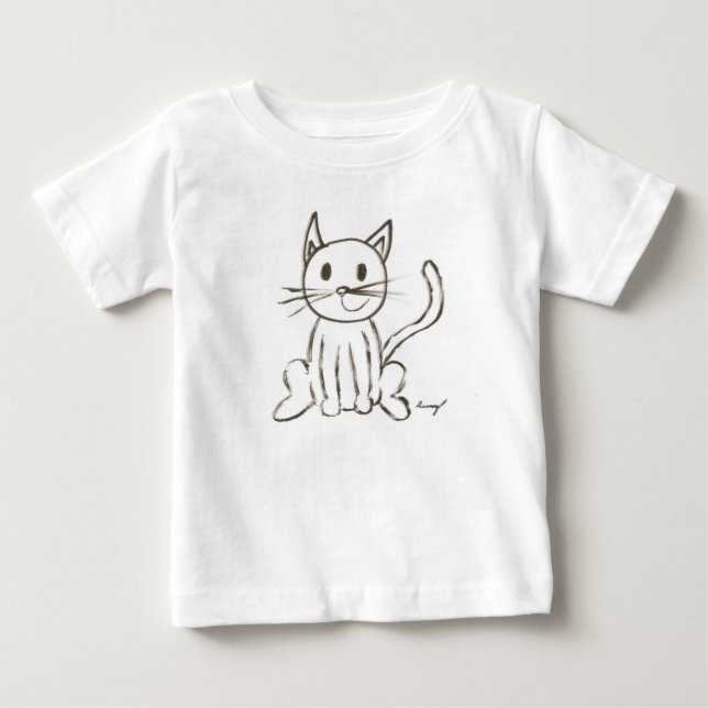 Painted Kitty Säugling T - Shirt (Vorderseite)