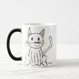 Painted Kitty Tasse