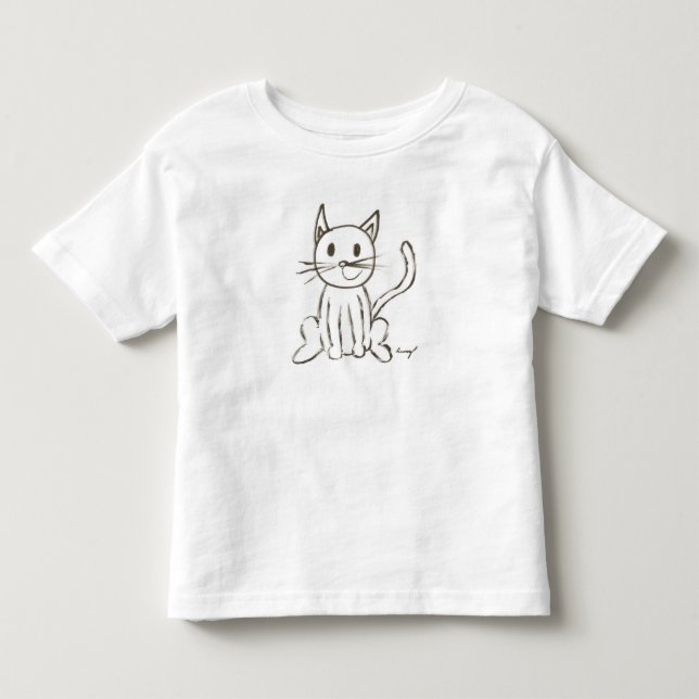 Painted Kitty Toddlers T - Shirt (Vorderseite)