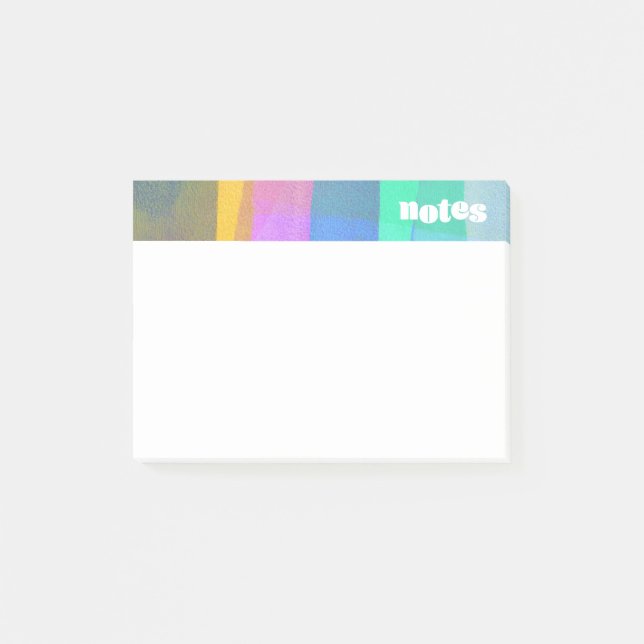 Painted Layers Post-It Notes Klebezettel (Vorderseite)