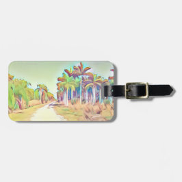 Painted Palm Road Gepäckanhänger