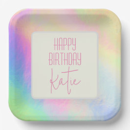 Painted Pastel Paper Plate Pappteller