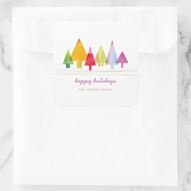 Painted Pines Sticker (Sac)