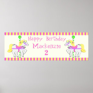 Painted Ponies Birthday Poster