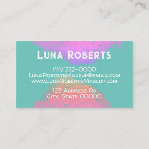 Painted Rainbow Business Card Visitenkarte