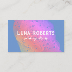 Painted Rainbow Business Card Visitenkarte