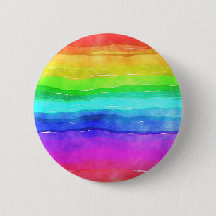 Painted Rainbow Button