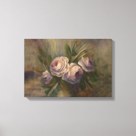 Painted Roses 18" x 12"  Leinwanddruck