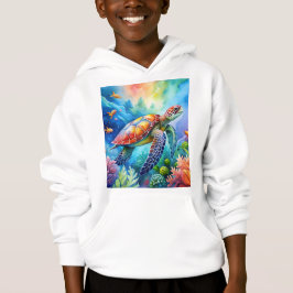 Painted Sea Turtle  Hoodie