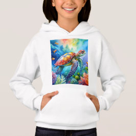 Painted Sea Turtle  Hoodie