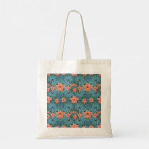 Painted Soft Pastel Poinsettia Holiday Tote Bag Tragetasche