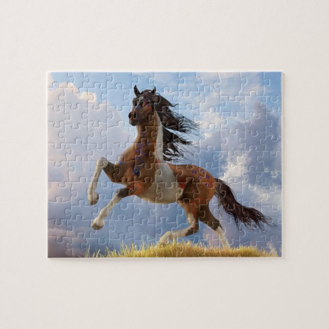 Painted War Horse (Horizontal)
