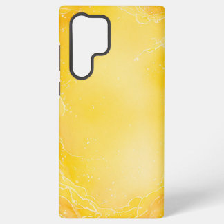 Painted Watercolor Yellow Light Frame Phone Case Samsung Galaxy Hülle
