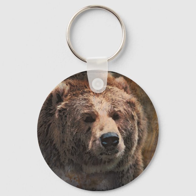 PaintedGrizzly Schlüsselanhänger (Vorderseite)