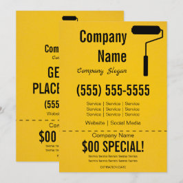 Painter 12x18 Flyer Einladung