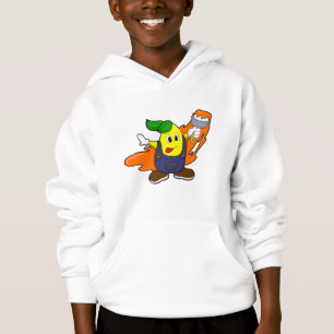 Painter als Maler mit Pinsel Hoodie