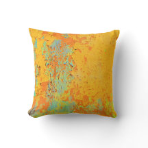 Painterly abstraktes Kissen