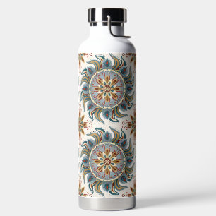Painterly Boho Mandala Trinkflasche