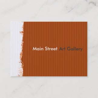 Painterly Hauptstraßen-Galerie-abstraktes Muster Visitenkarte