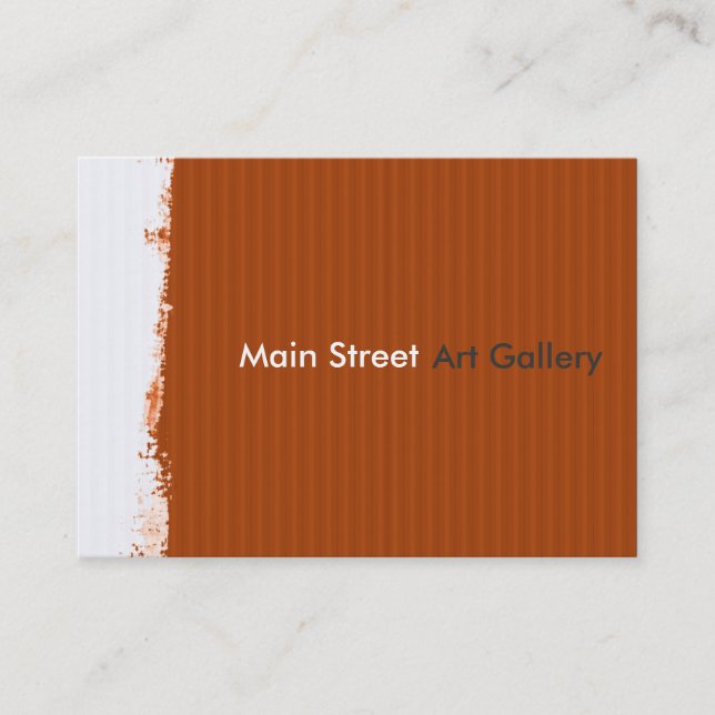 Painterly Hauptstraßen-Galerie-abstraktes Muster Visitenkarte (Vorderseite)