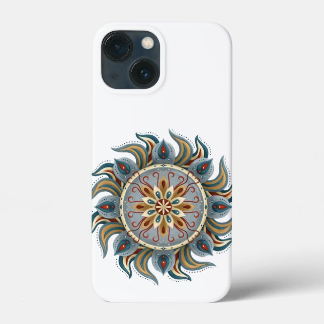 Painterly Mandala Case-Mate iPhone Hülle (Rückseite)
