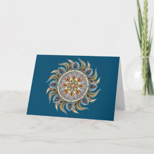 Painterly Mandala Karte