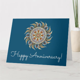 Painterly Mandala Karte