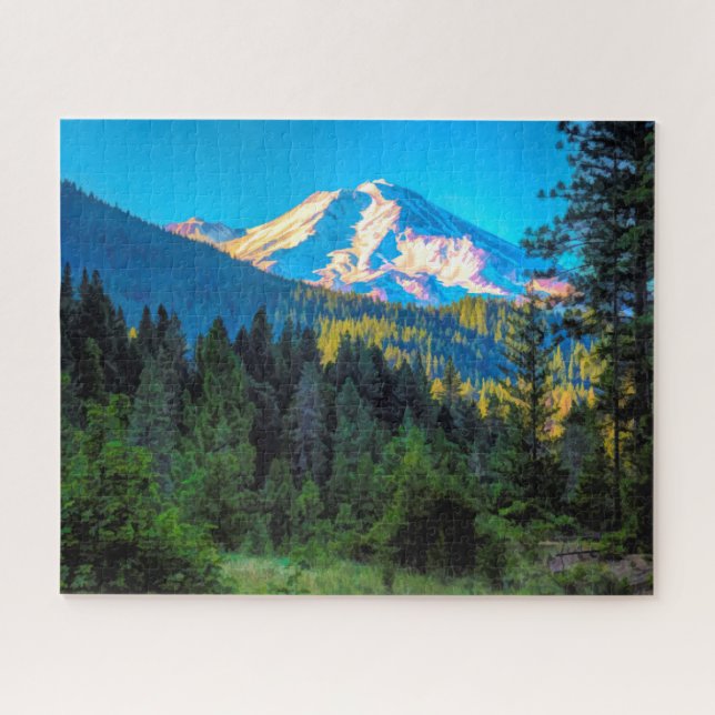 PAINTERLY MOUNT SHASTA (Horizontal)