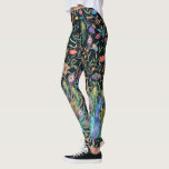 Painterly Peacock Feather, Floral Vines Boho Chic  Leggings<br><div class="desc">Schöne Leggings mit handgemalten Aquarellbildern von Pfauen,  Federn und botanischen Blumenweinen. Ideal für einen besonderen Abend,  Konzerte,  Festivals,  Workout oder alltägliche Unterhaltungsbekleidung.</div>