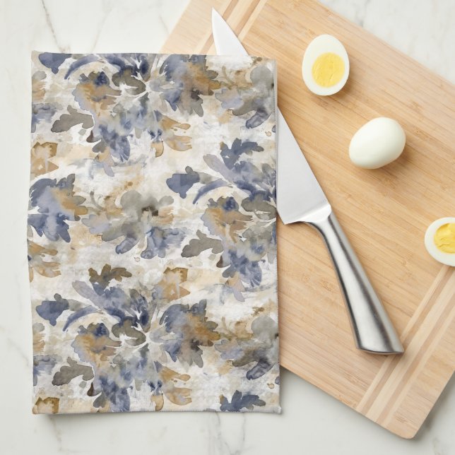 Painterly Spring Floral Kitchen Towels Geschirrtuch (Viertel Falte)