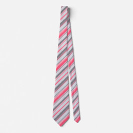 Painterly Striped Lmon Zweiseitige Hochzeit Krawatte