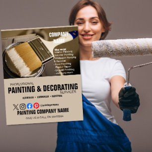 PAINTING & DECORATING flyer