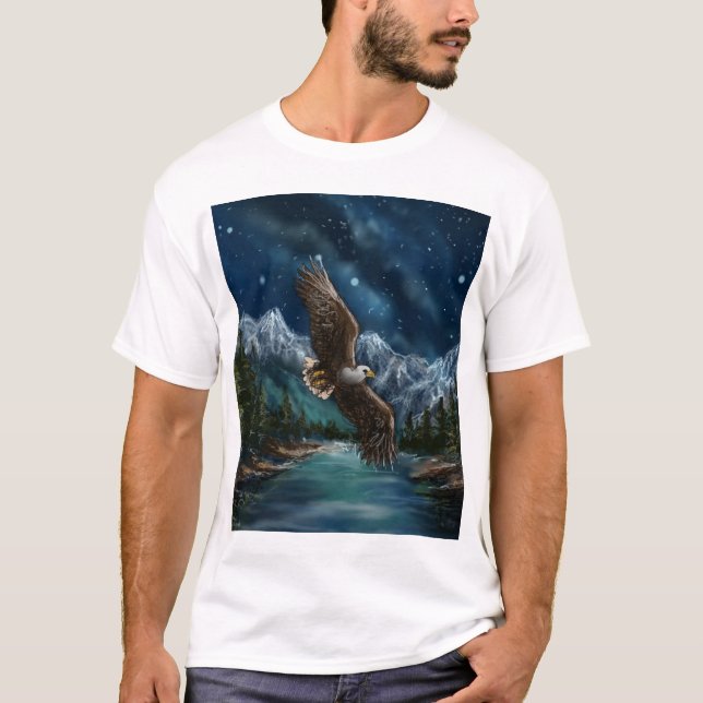 painting of eagle  T-Shirt (Vorderseite)