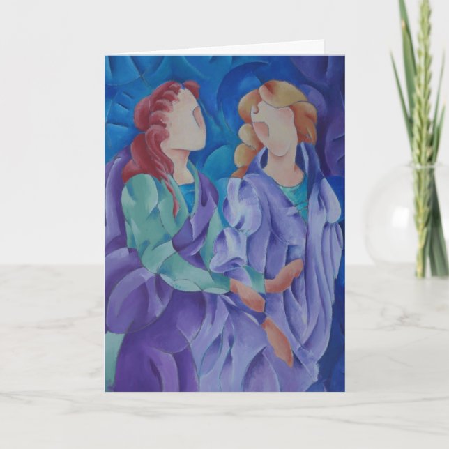 Painting of Two Girls - Karte (Vorderseite)
