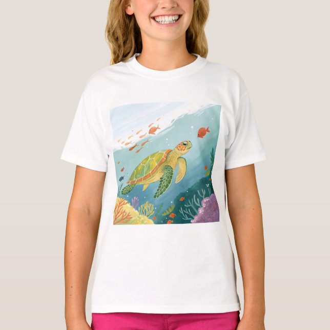 Painting Turtle T-Shirt (Vorderseite)