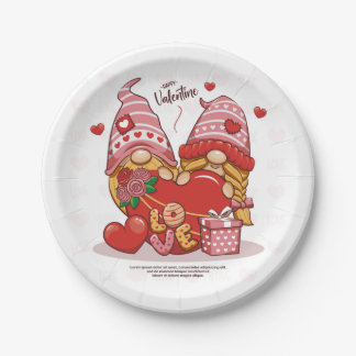 pair_Liebe_of_niedlich_gnome_with_Liebe_heart_vale Pappteller